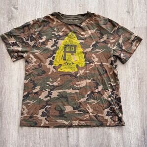 Polo Ralph Lauren Kids Camo Arrowhead Graphic T-Shirt Green Brown Size Large